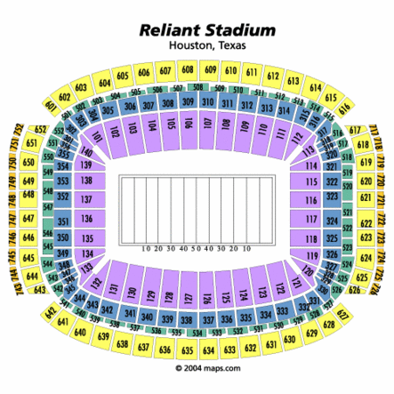 Houston Texans Seating Chart